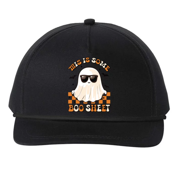 This Is Some Boo Sheet Halloween Ghost Funny Gifts Snapback Five-Panel Rope Hat