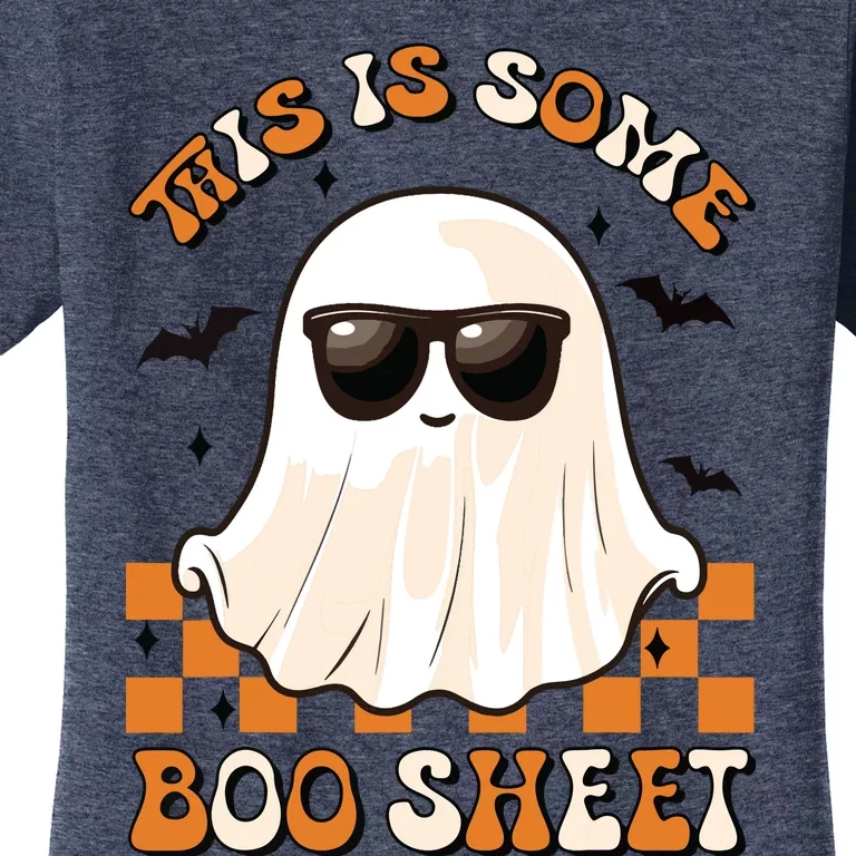 This Is Some Boo Sheet Halloween Ghost Funny Gifts Women's T-Shirt