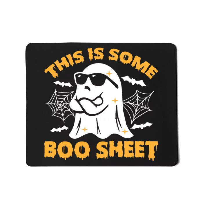 This Is Some Boo Sheet Cool Ghost Funny Halloween Costume Mousepad