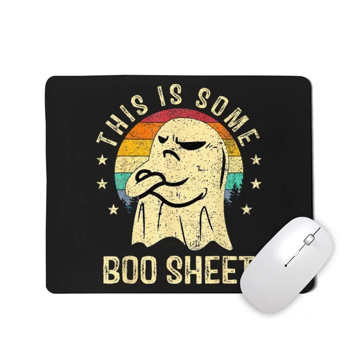 This Is Some Boo Sheet Ghost Sunglasses Halloween Mousepad