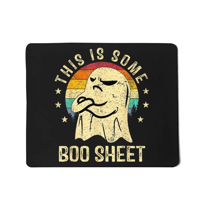 This Is Some Boo Sheet Ghost Sunglasses Halloween Mousepad