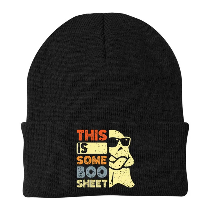 This Is Some Boo Sheet Ghost Halloween Costume Knit Cap Winter Beanie