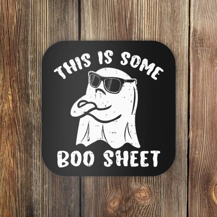 This Is Some Boo Sheet Halloween Ghost Funny Gift Coaster