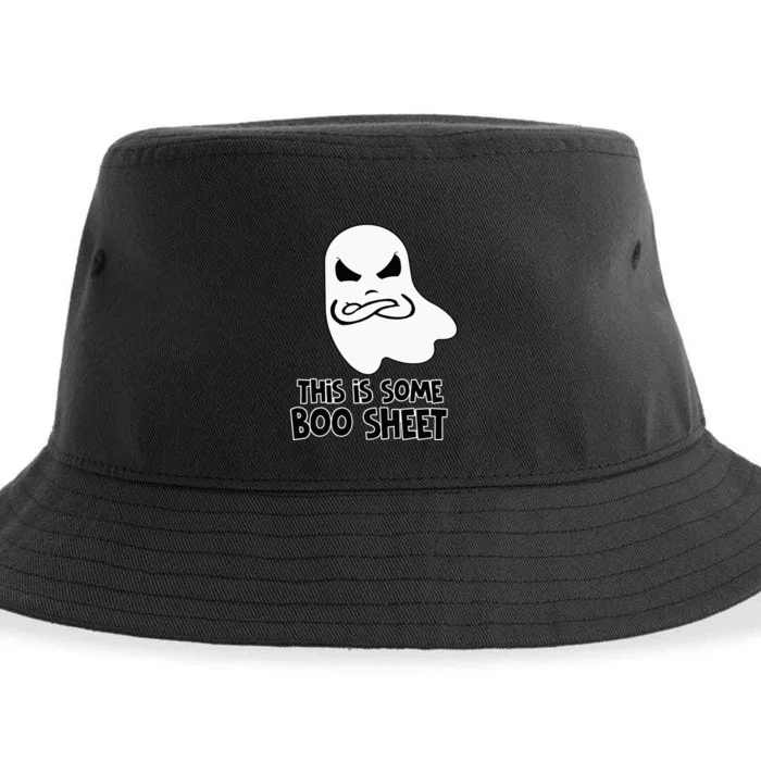 This Is Some Boo Sheet Halloween Sustainable Bucket Hat