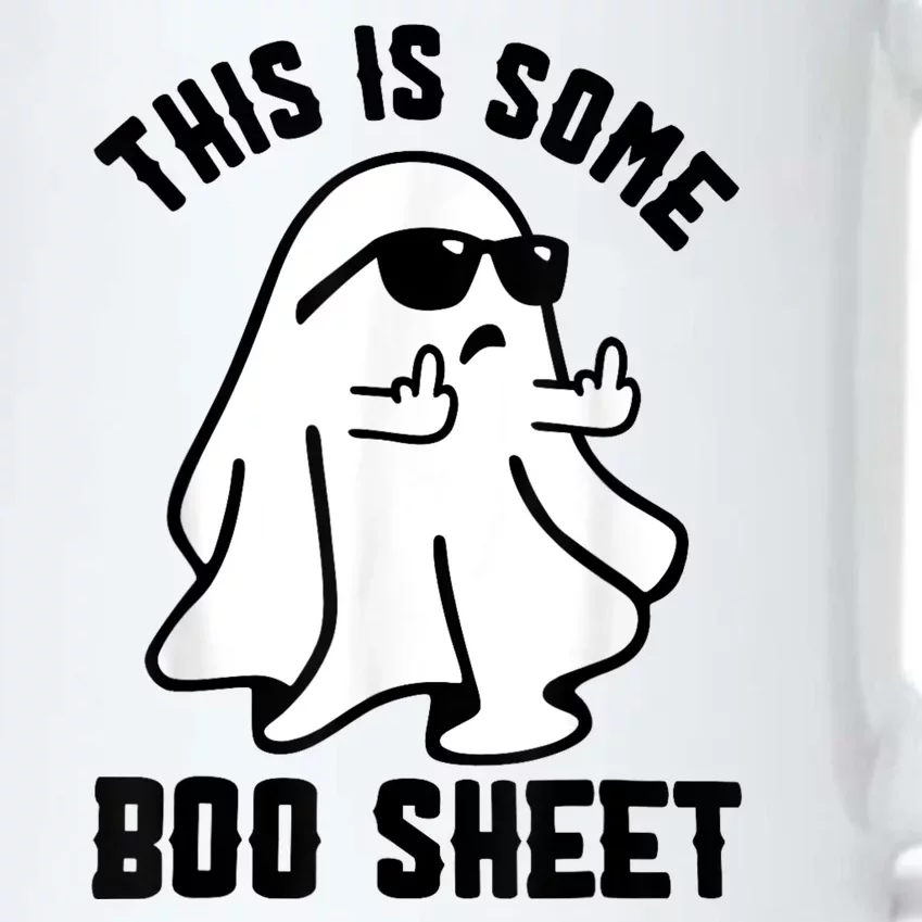 This Is Some Boo Sheet Ghost Halloween Costume Black Color Changing Mug