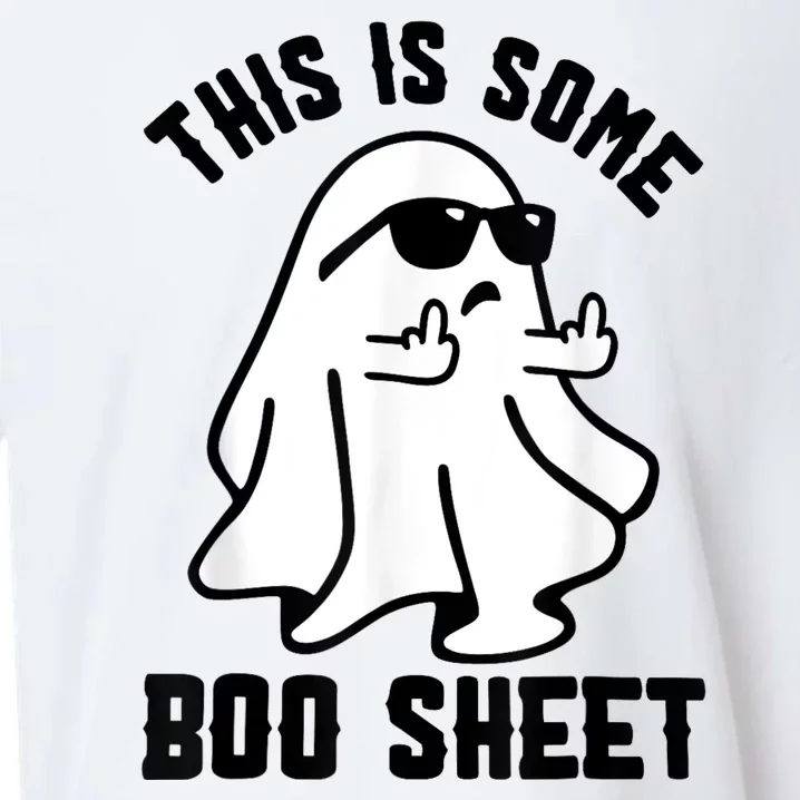 This Is Some Boo Sheet Ghost Halloween Costume Sueded Cloud Jersey T-Shirt