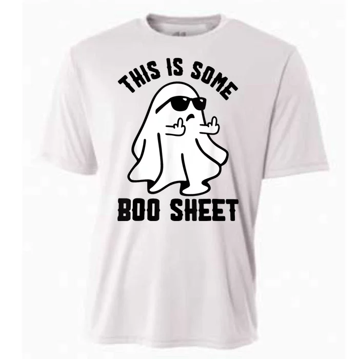 This Is Some Boo Sheet Ghost Halloween Costume Cooling Performance Crew T-Shirt