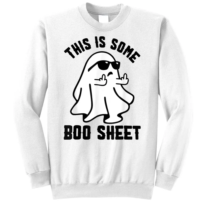 This Is Some Boo Sheet Ghost Halloween Costume Sweatshirt