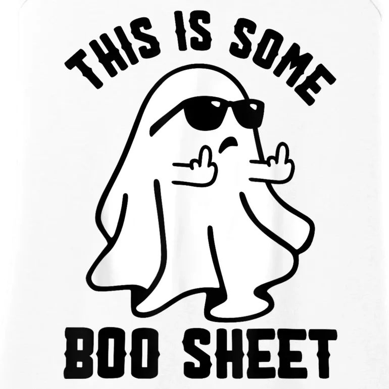 This Is Some Boo Sheet Ghost Halloween Costume Ladies Essential Tank