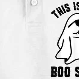 This Is Some Boo Sheet Ghost Halloween Costume Dry Zone Grid Performance Polo