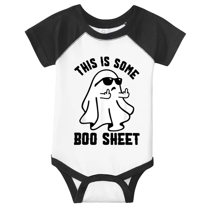 This Is Some Boo Sheet Ghost Halloween Costume Infant Baby Jersey Bodysuit