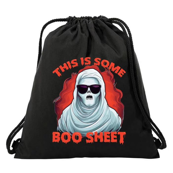 This Is Some BooSheet Halloween Ghost Costume Drawstring Bag