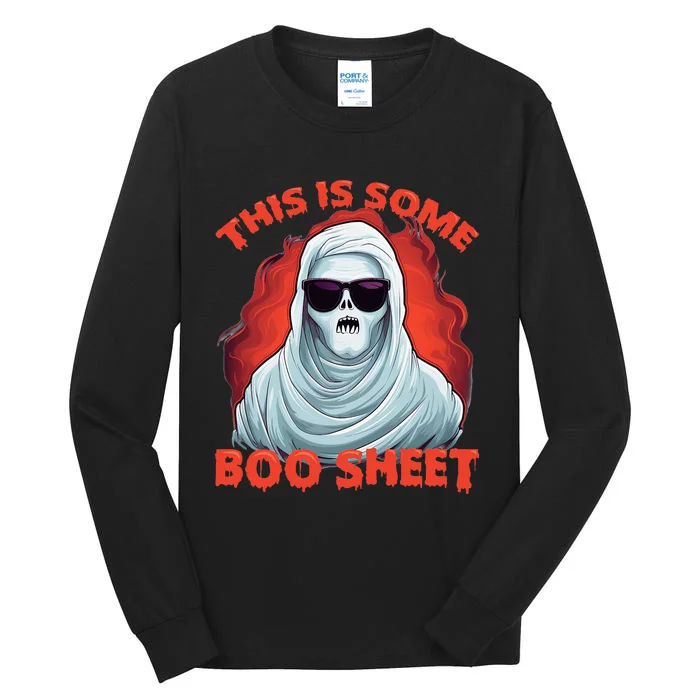 This Is Some BooSheet Halloween Ghost Costume Tall Long Sleeve T-Shirt