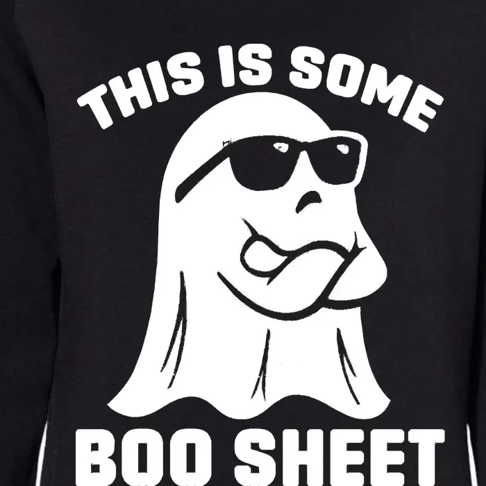 This Is Some Boo Sheet Halloween Costume Womens California Wash Sweatshirt