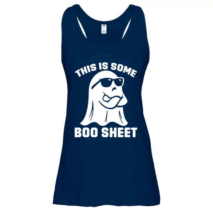 This Is Some Boo Sheet Halloween Costume Ladies Essential Flowy Tank