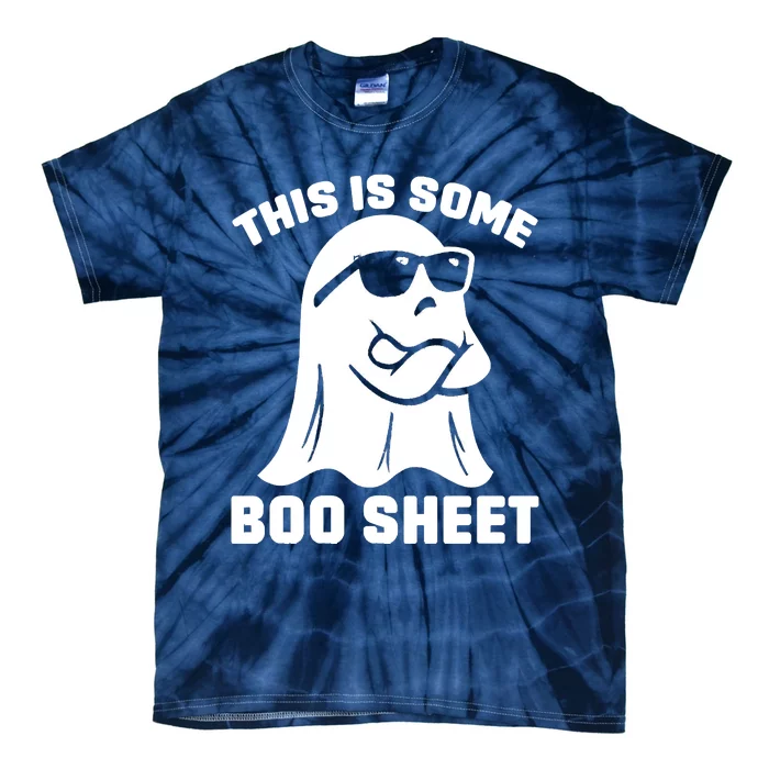 This Is Some Boo Sheet Halloween Costume Tie-Dye T-Shirt