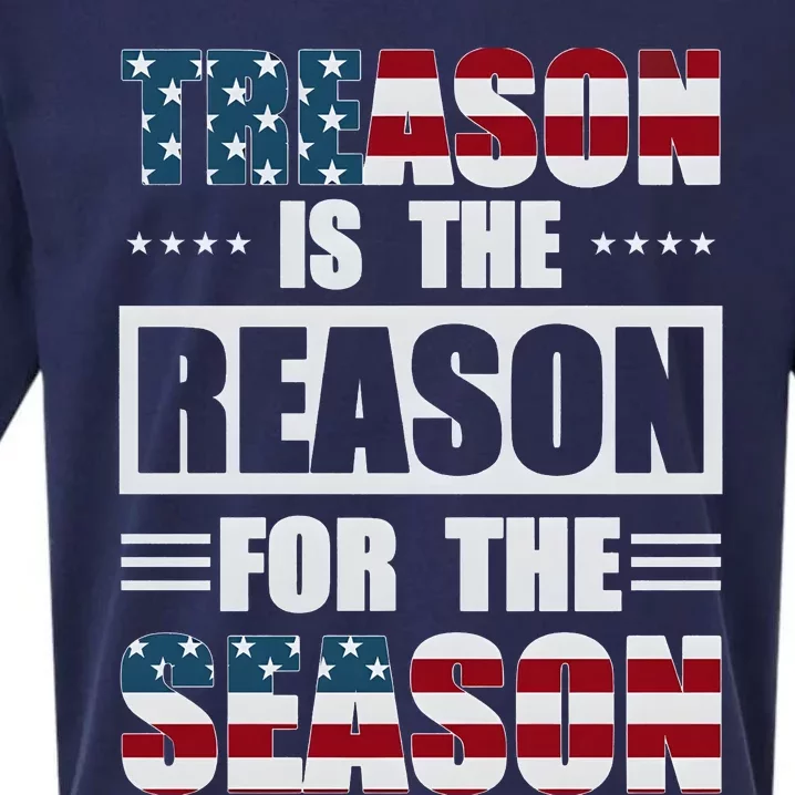 Treason Is The Reason For The Season Sueded Cloud Jersey T-Shirt