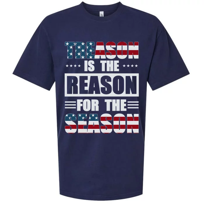 Treason Is The Reason For The Season Sueded Cloud Jersey T-Shirt