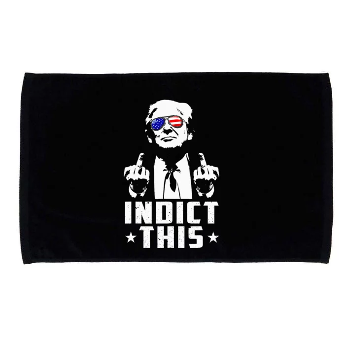 Trump Indict This Political Arrest For Republican Microfiber Hand Towel