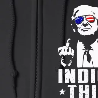 Trump Indict This Political Arrest For Republican Full Zip Hoodie