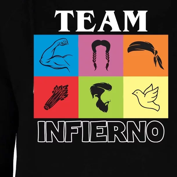 Team Infierno Womens Funnel Neck Pullover Hood