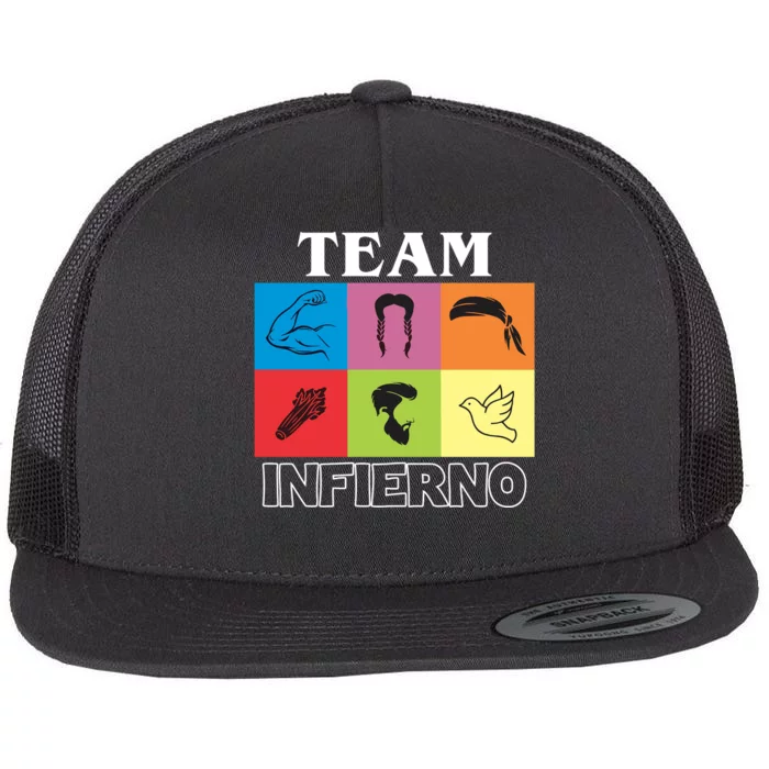 Team Infierno Flat Bill Trucker Hat