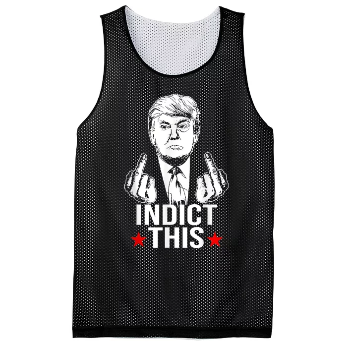 Trump Indict This Funny Donald Trump Mesh Reversible Basketball Jersey Tank