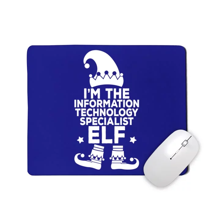 The Information Technology Specialist Elf Matching Christmas Meaningful Gift Mousepad