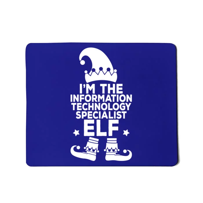 The Information Technology Specialist Elf Matching Christmas Meaningful Gift Mousepad