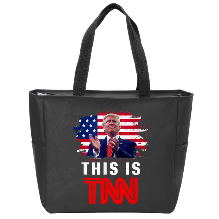 This Is TNN Funny Trump This Is TNN Zip Tote Bag