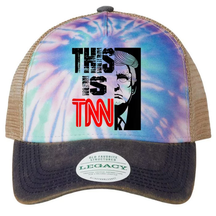 This Is TNN Funny Trump This Is TNN Legacy Tie Dye Trucker Hat