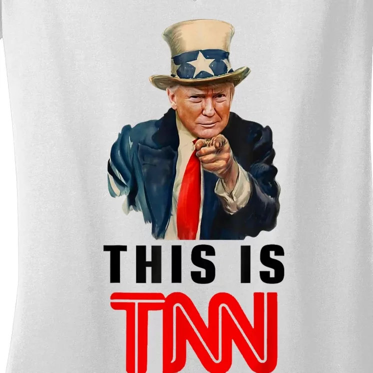 This Is TNN Funny Trump Women's V-Neck T-Shirt