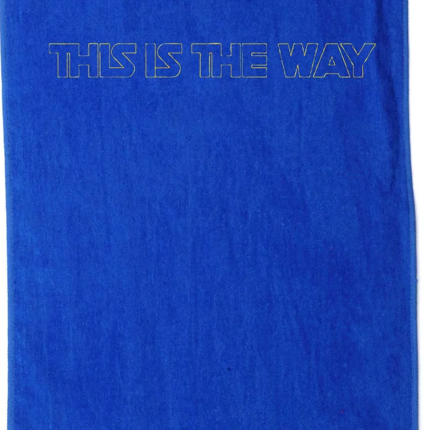 This is the Way Space Western Sci Fi Platinum Collection Golf Towel