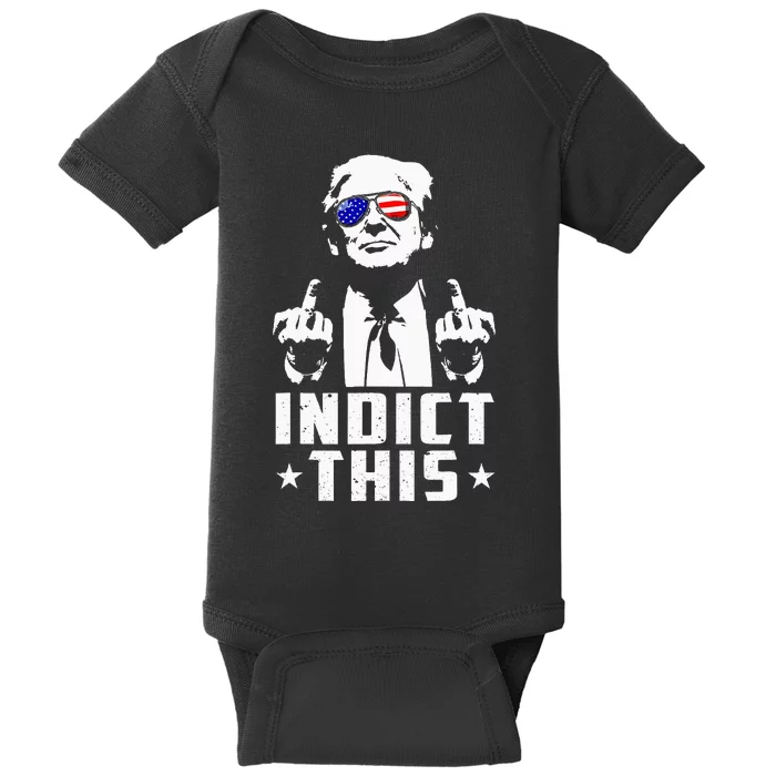 Trump Indict This Political Arrest For Republican Baby Bodysuit