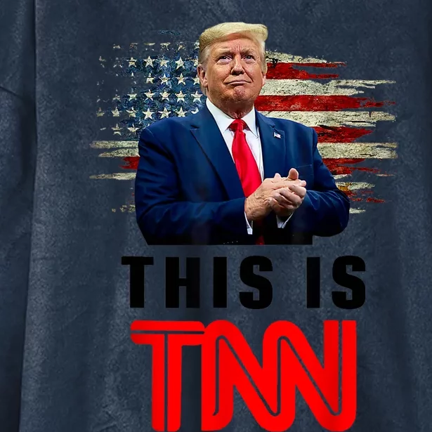 This Is TNN Funny Trump Hooded Wearable Blanket