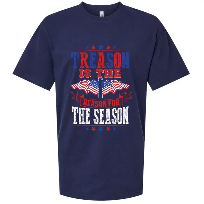 Treason Is The Reason For The Season Sueded Cloud Jersey T-Shirt