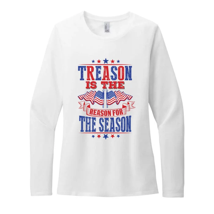 Treason Is The Reason For The Season Womens CVC Long Sleeve Shirt