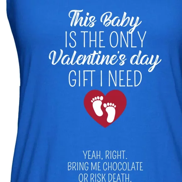 This Is The Valentine's I Need Bring Me Chocolate Joke Cute Gift Ladies Essential Flowy Tank