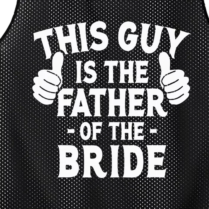 This Is The Father of The Bride Wedding Marriage Bride Dad Mesh Reversible Basketball Jersey Tank