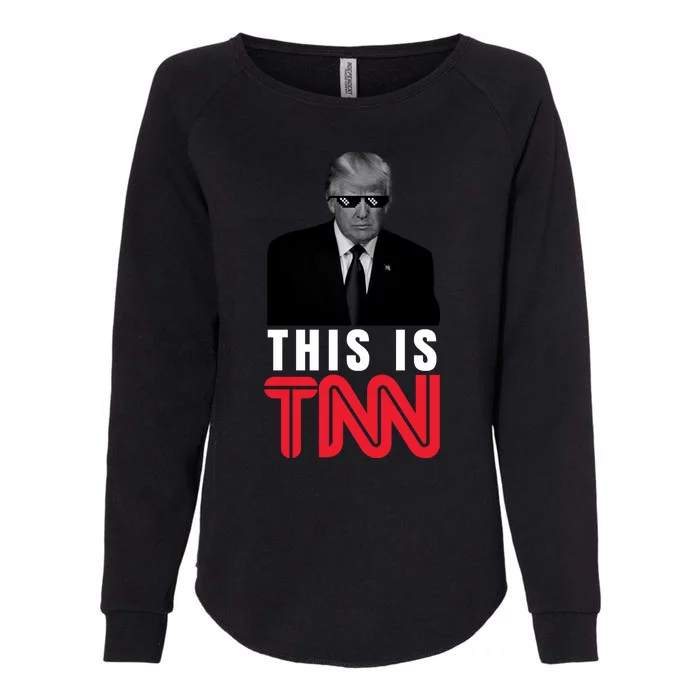 This Is TNN Funny Donald Trump Republican Womens California Wash Sweatshirt