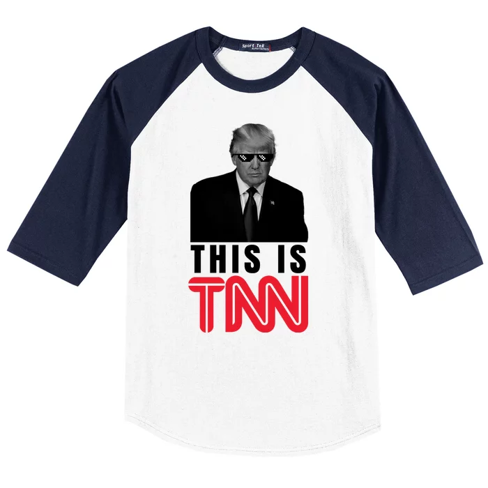 This Is TNN Funny Donald Trump Republican Baseball Sleeve Shirt