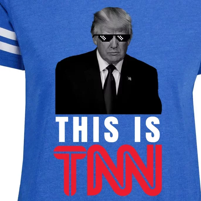 This Is TNN Funny Donald Trump Republican Enza Ladies Jersey Football T-Shirt