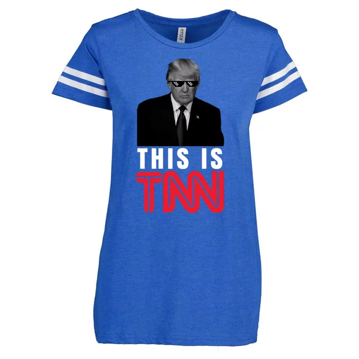 This Is TNN Funny Donald Trump Republican Enza Ladies Jersey Football T-Shirt