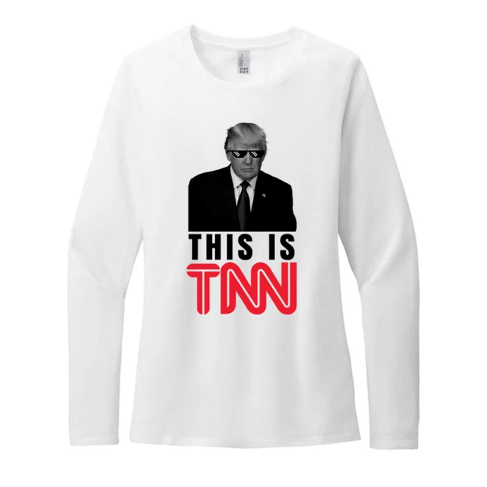 This Is TNN Funny Donald Trump Republican Womens CVC Long Sleeve Shirt