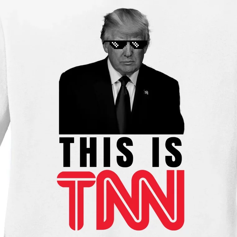 This Is TNN Funny Donald Trump Republican Ladies Long Sleeve Shirt