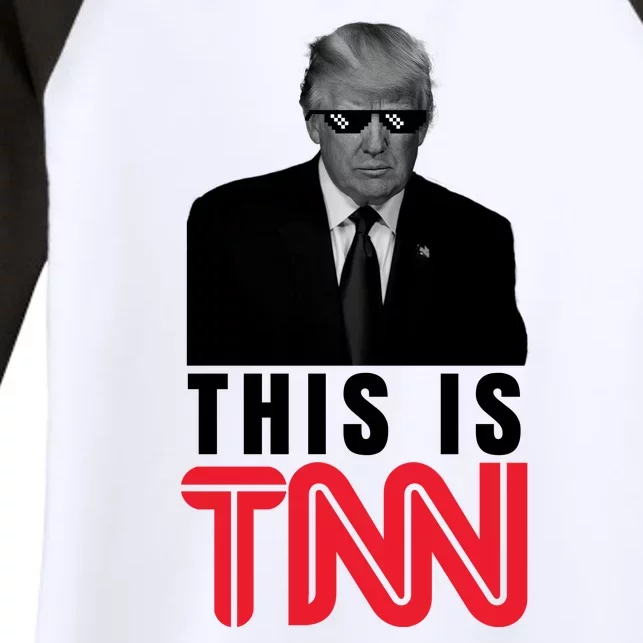 This Is TNN Funny Donald Trump Republican Women's Tri-Blend 3/4-Sleeve Raglan Shirt