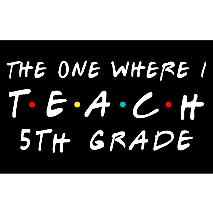 Teacher I Teach 5th Grade Bumper Sticker