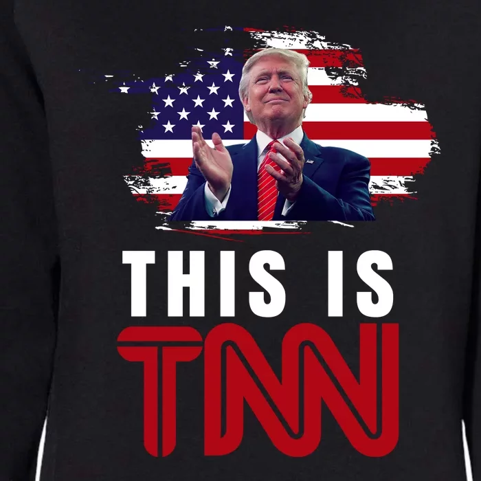 This Is TNN Pro Donald Trump USA Womens California Wash Sweatshirt