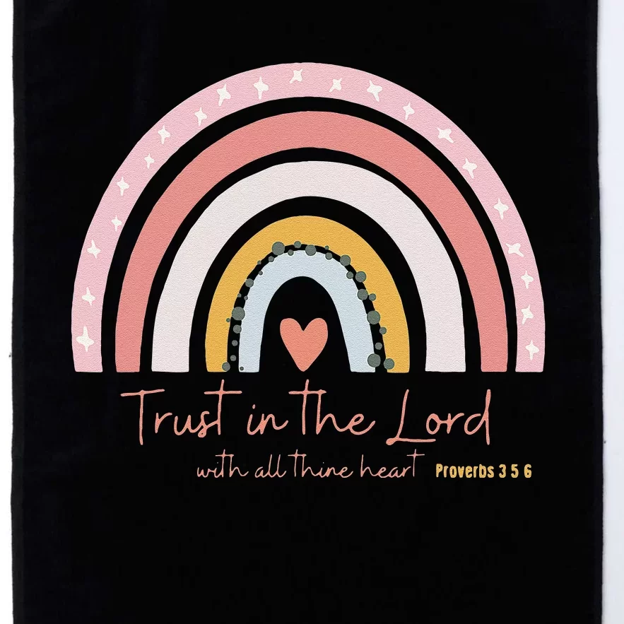 Trust In The Lord Christian Followers of Christ Platinum Collection Golf Towel