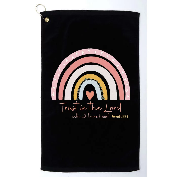 Trust In The Lord Christian Followers of Christ Platinum Collection Golf Towel